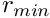 $ r_{min} $